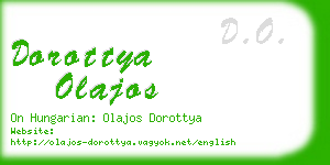 dorottya olajos business card